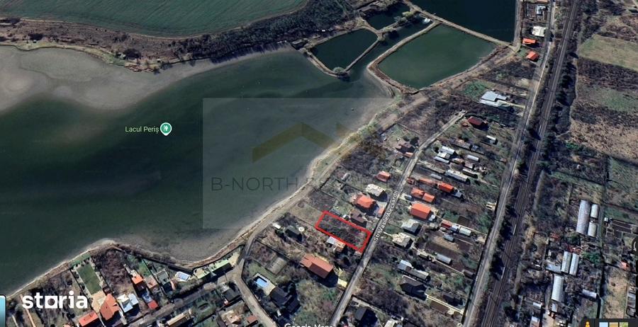 Teren 1.000 mp Peri?, toate utilita?ile, vedere superba catre Lac - 5