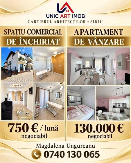Apartament cu 2 camere semidecomandat în Ludoș