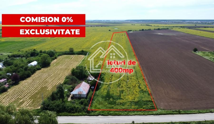 Teren Construcții intravilan de 400 mp, în Creața