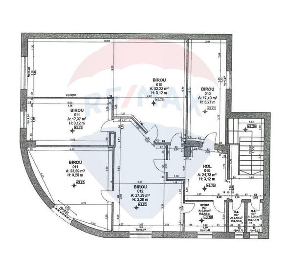 Spațiu comercial, de 358 mp, în Central