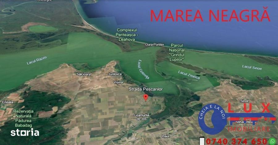 Casă cu 3 camere cu Teren 1461 Mp în Ceamurlia de Jos