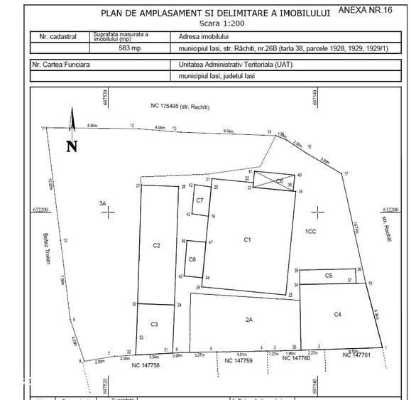 Teren de 583 mp, în Tătărași