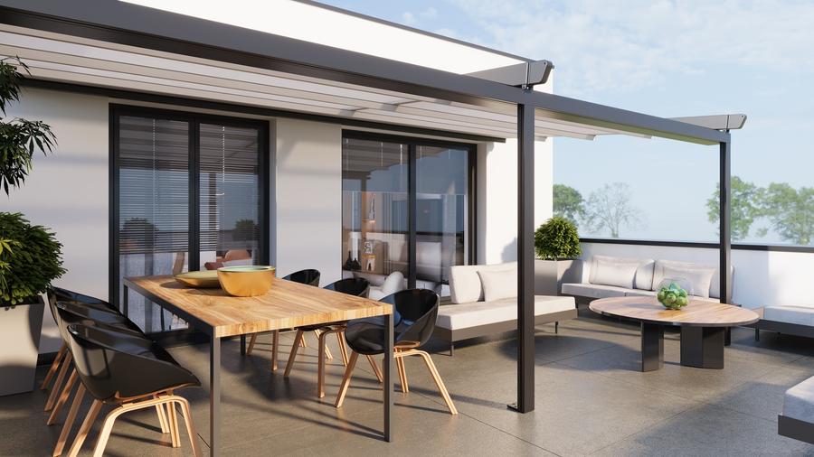 Duplex 4 camere tip 2 cu terasa | HILS Titanium Ansamblu rezidential nou - 15