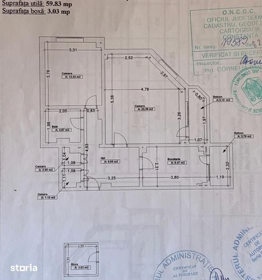 Apartament premium 2 camere cu vedere panoramica Faleza Nord - 13