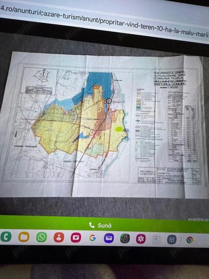 De vinzare teren ieftin la mare 2040mp 25 Euro mp pe faleza farului tuzla romania - 11