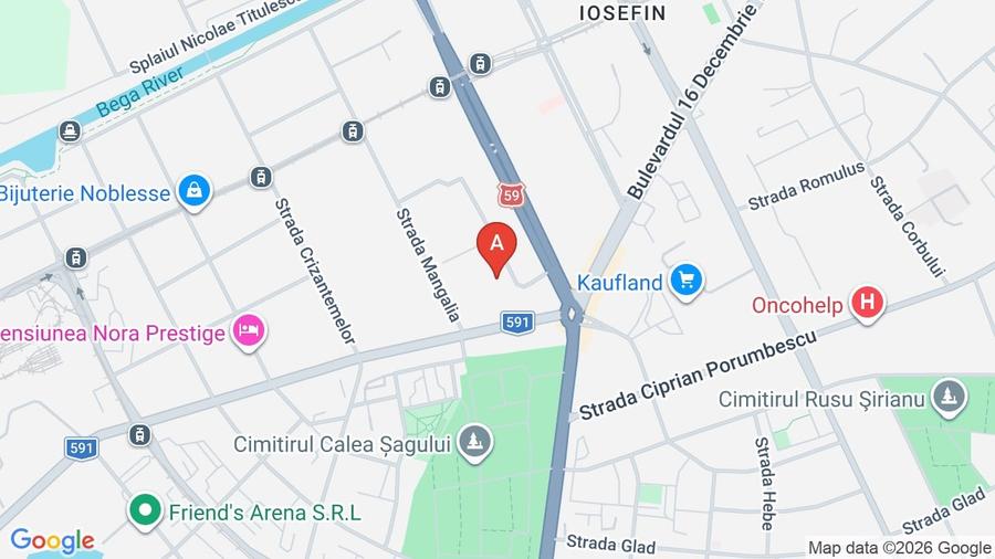 Apartament cu 2 camere nedecomandat în Iosefin