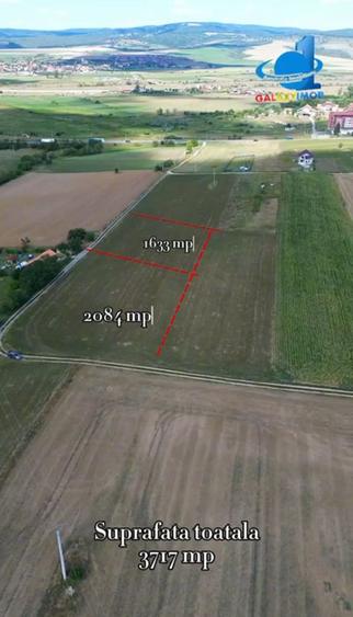 Teren intravilan de 1633 mp, în Feldioara