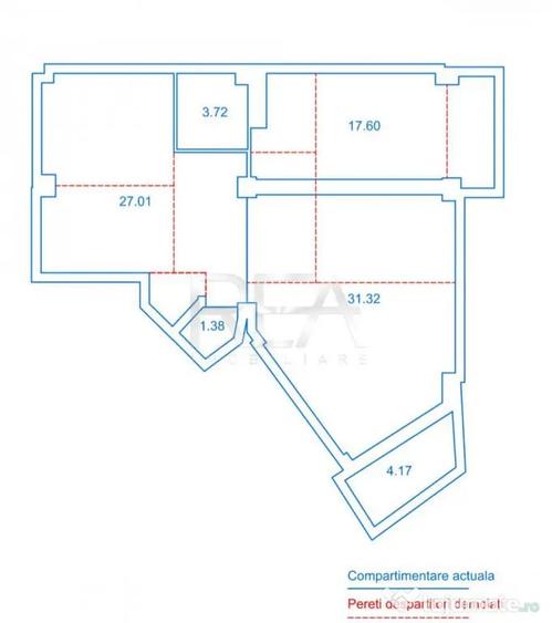 Apartament cu 4 camere decomandat în Turda