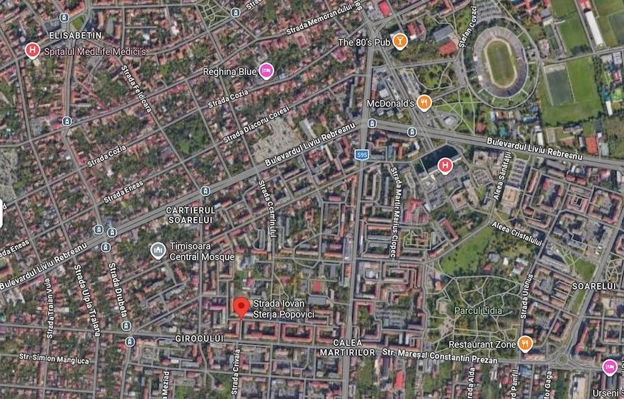 Garsonieră decomandată în Girocului