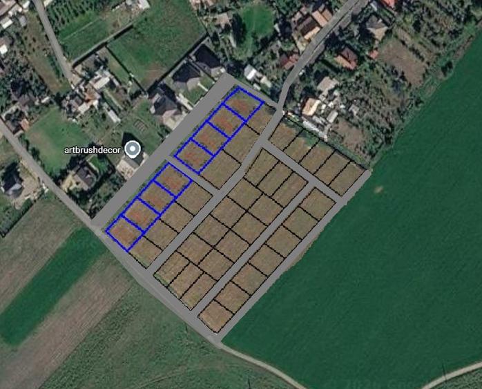 Teren Construcții intravilan de 400 mp, în Vernești