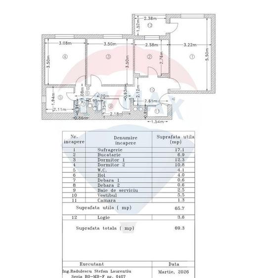 Apartament decomandat cu 3 camere de vanzare zona Nicolae Grigorescu - 4