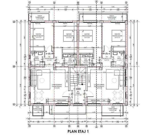 Apartament cu 3 camere în Ovidiu