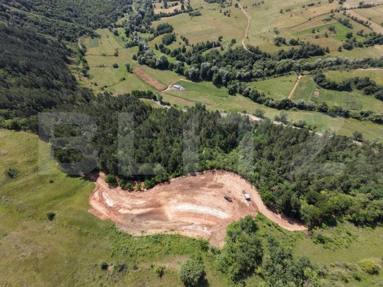 Teren Construcții extravilan de 3710 mp, în Dealu Negru