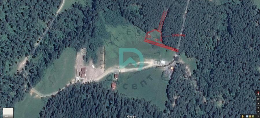 Teren Construcții intravilan de 1500 mp, în Poiana Angelescu
