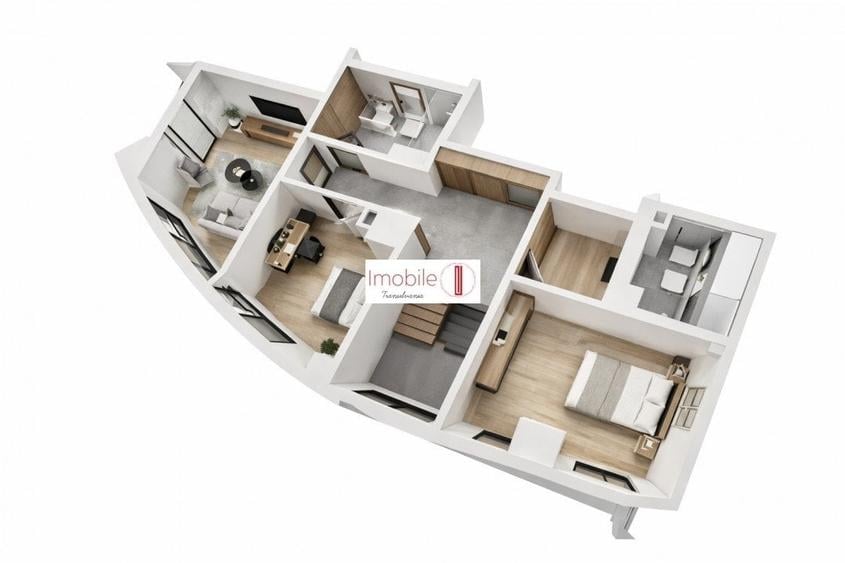 Penthouse cu 4 camere decomandat în Mănăștur