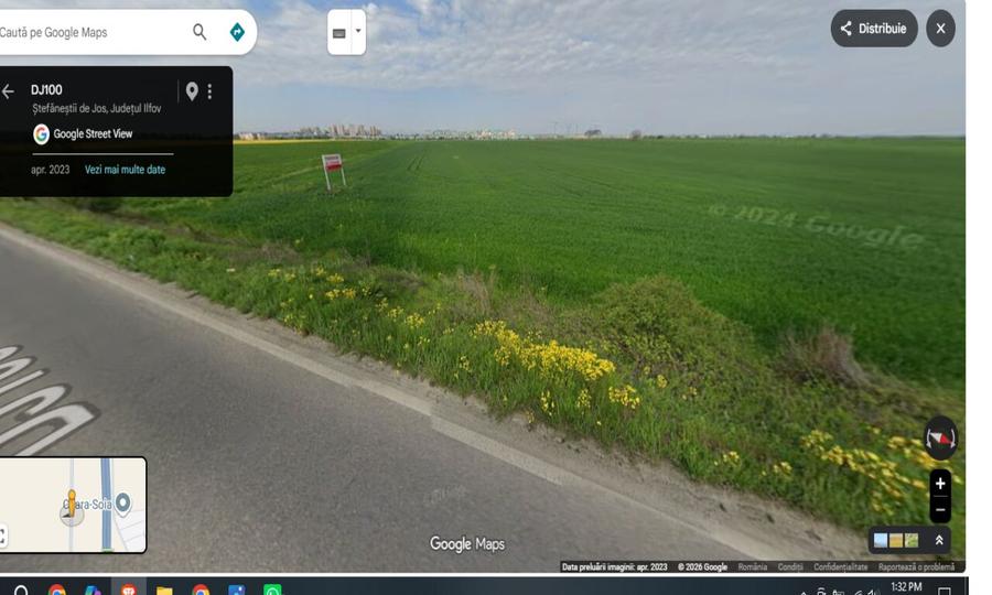 Teren Construcții intravilan de 24415 mp, în Ștefăneștii de Jos
