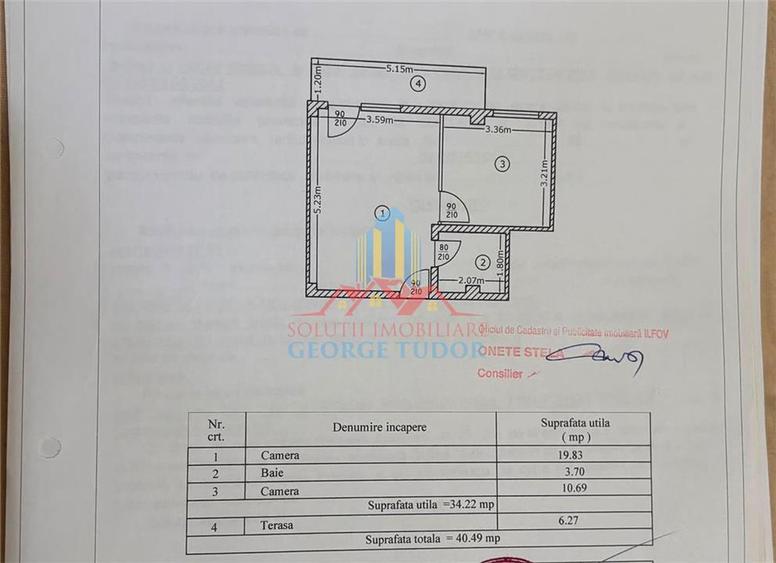 Apartament cu 2 camere decomandat, mobilat în Militari
