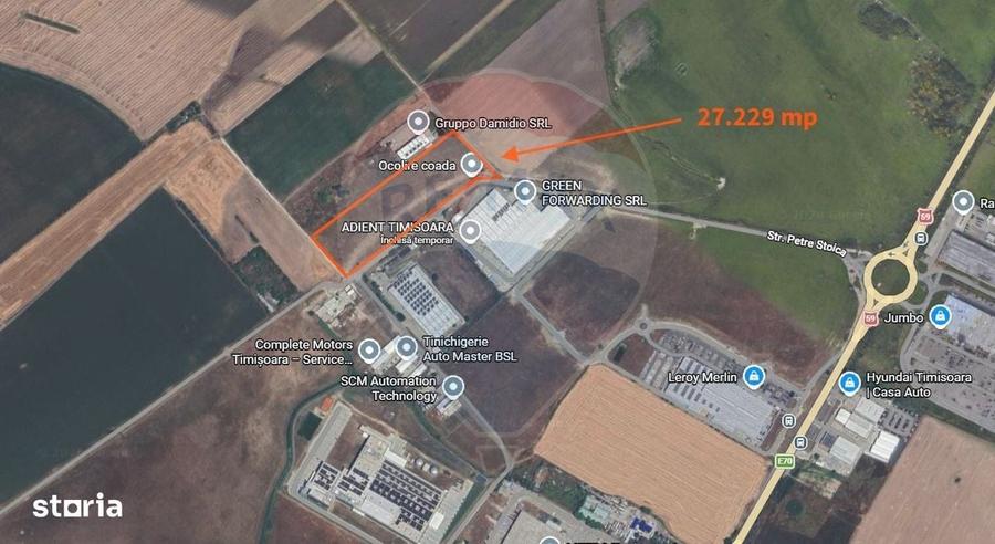 Teren parcelat 27.299mp Timisoara / Zona Sagului - 2