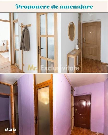Apartament cu 3 camere decomandat în Ultracentral
