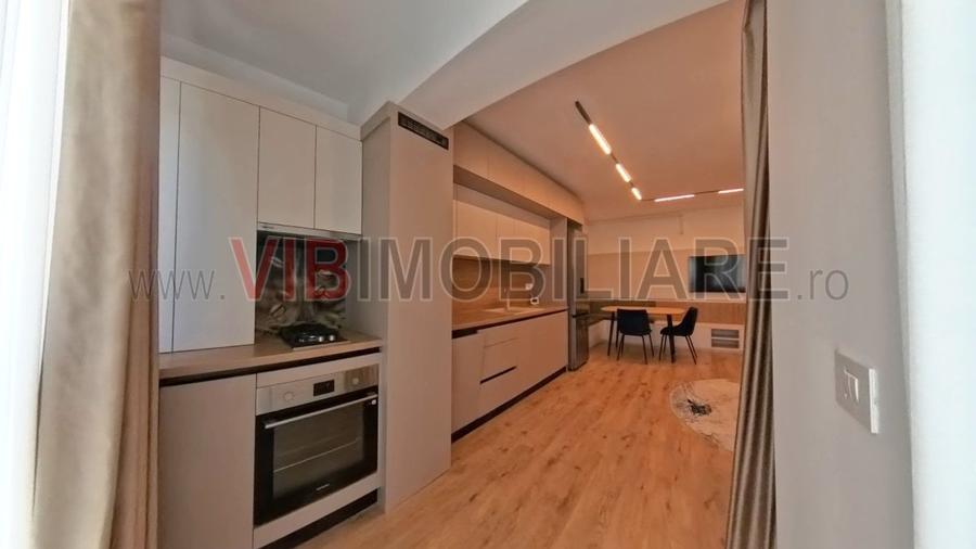 Apartament cu 2 camere semidecomandat, mobilat în Pipera