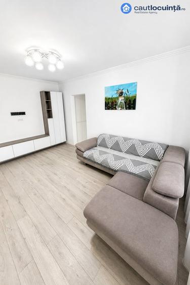 Apartament cu 2 camere semidecomandat, mobilat în Tineretului
