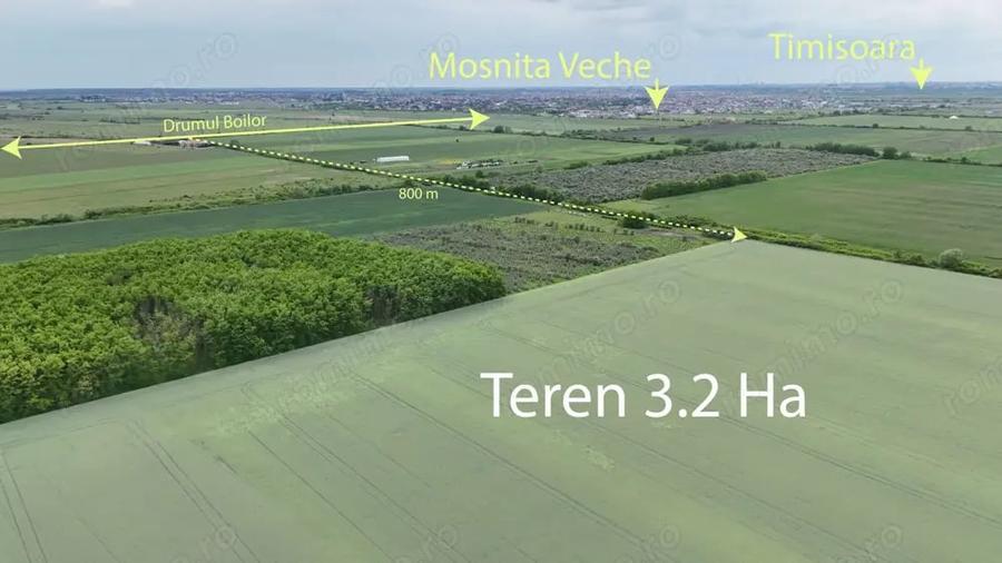 Teren de 32000 mp, în Moșnița Veche