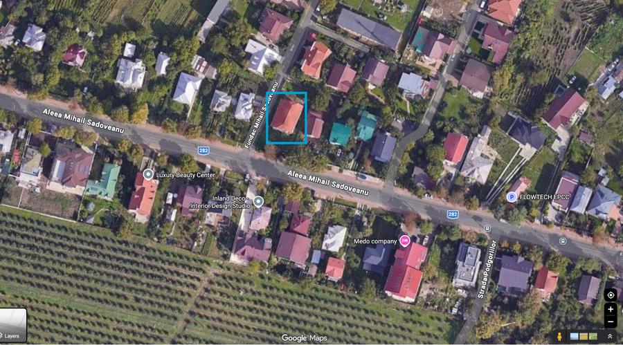 Casă individuală cu 5 camere cu Teren 806 Mp în Copou