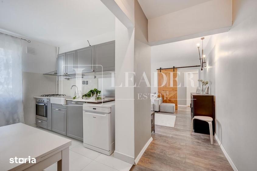 Apartament cu 3 camere semidecomandat, mobilat în Floreasca