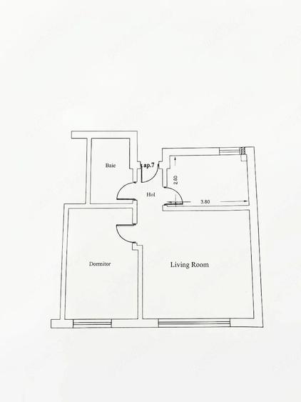 Apartament cu 2 camere decomandat în Bucureștii Noi