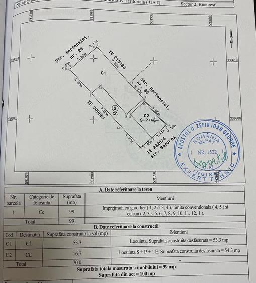Casă cu 3 camere cu Teren 100 Mp în Colentina
