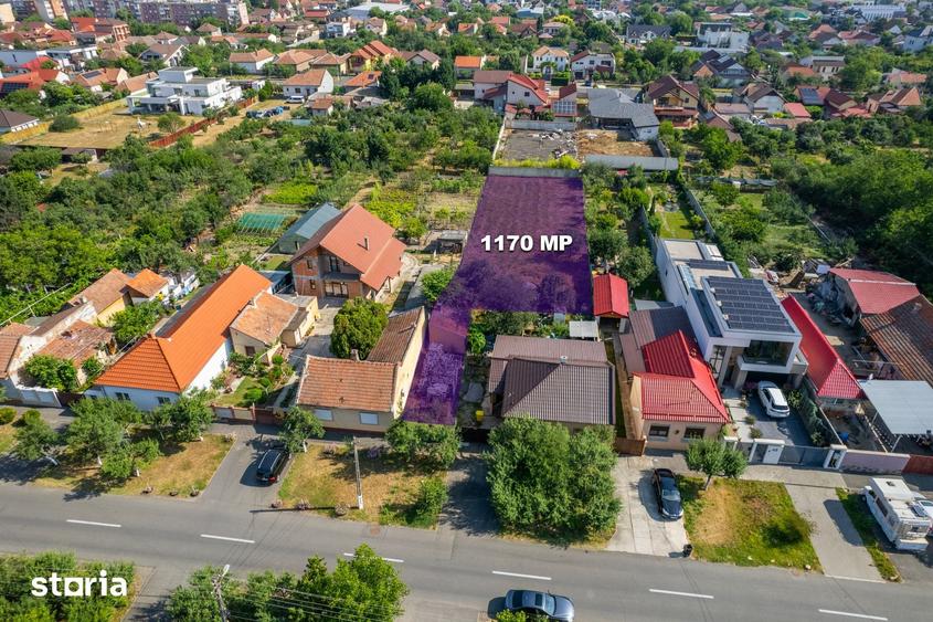 Teren de 1170 mp, în Micălaca