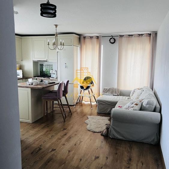 Apartament cu 3 camere semidecomandat, mobilat în Apahida