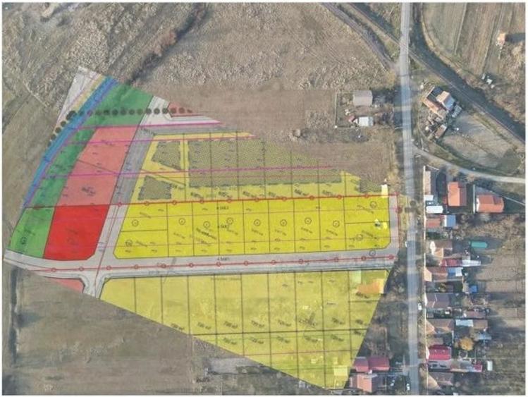 Teren Construcții intravilan de 11000 mp, în Moșnița Nouă