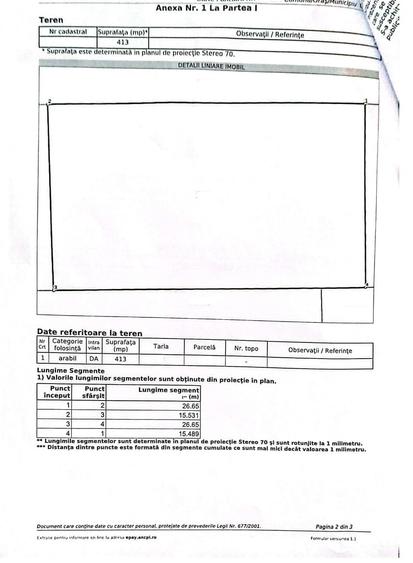 Teren Construcții intravilan de 520 mp, în Odăi