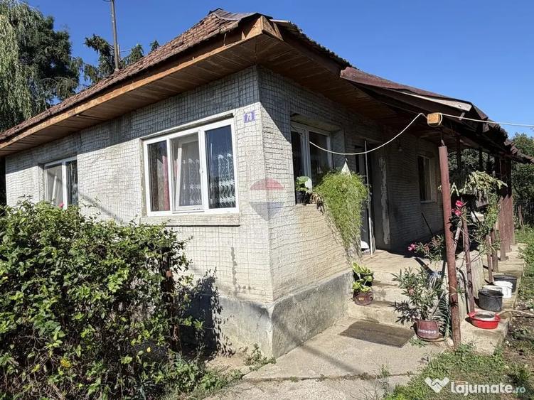 Casă cu 2 camere cu Teren 1500 Mp în Bârgău
