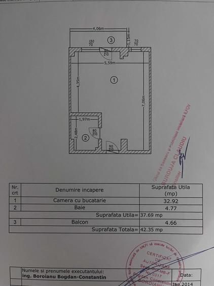 Garsonieră decomandată în Chiajna