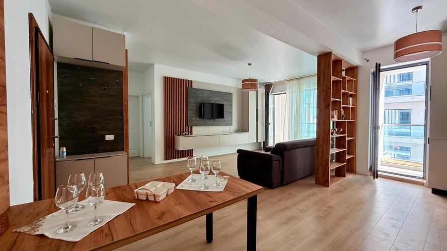 Apartament cu 2 camere semidecomandat în Nord
