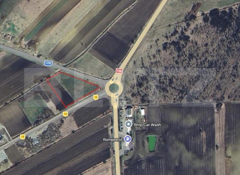 Teren Construcții extravilan de 3900 mp, în Exterior Sud