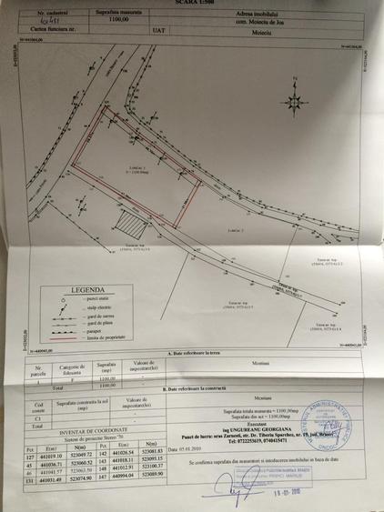 Teren Construcții intravilan de 1100 mp, în Moieciu de Jos