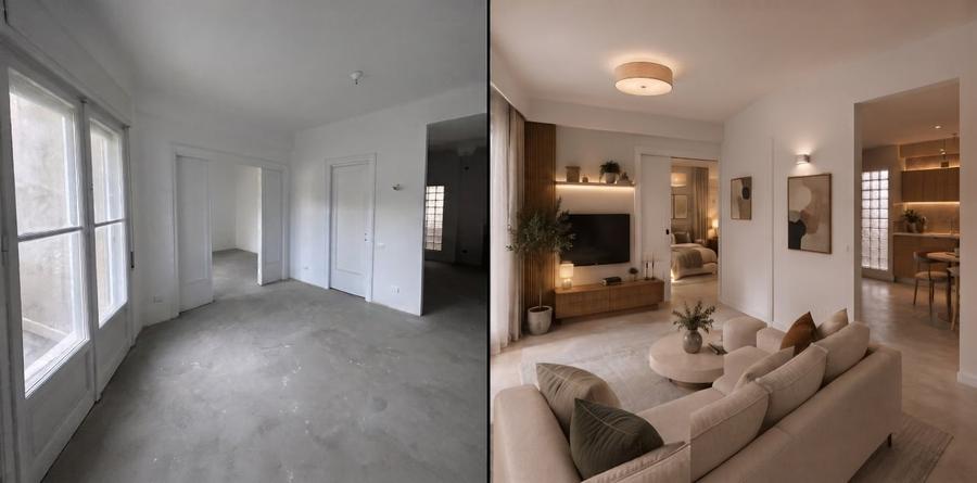Apartament cu 3 camere semidecomandat în Cișmigiu