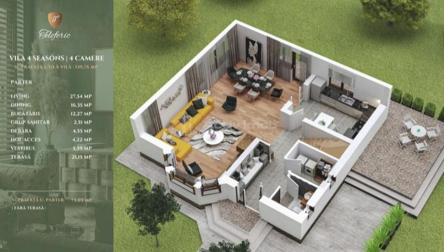 Casă cu 5 camere cu Teren 500 Mp în Central