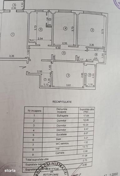 Apartament cu 4 camere decomandat în Plantelor