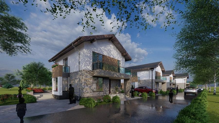 Casă individuală cu 4 camere cu Teren 300 Mp în Corbeanca