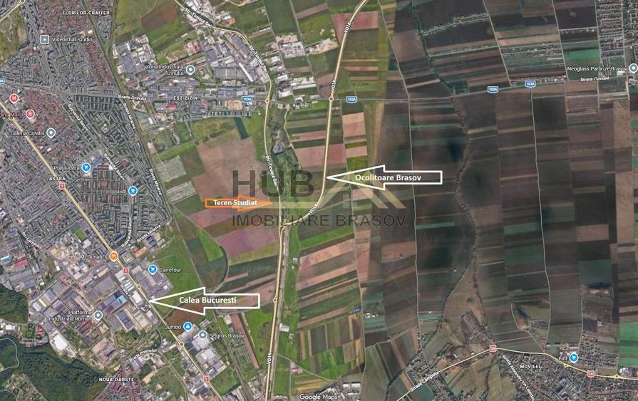 Teren Construcții intravilan de 11991 mp, în Centură