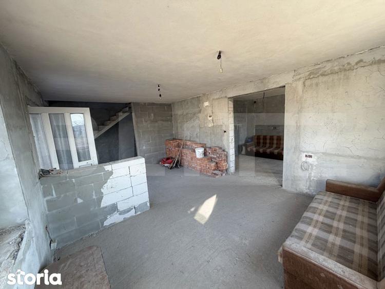 Casa P+1 semifinisata, 250 mp, garaj, teren generos, zona Partos - 17