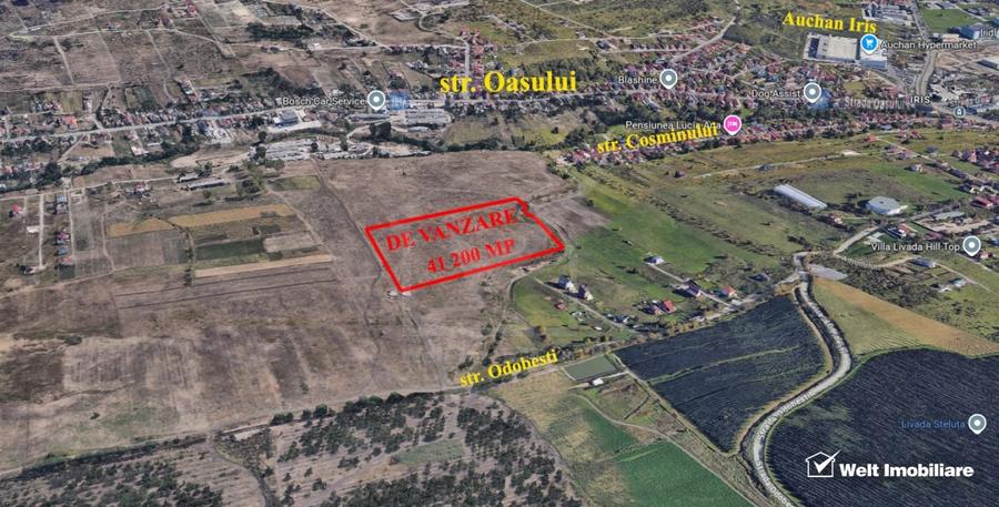 Teren agricol intravilan de 41200 mp, în Iris