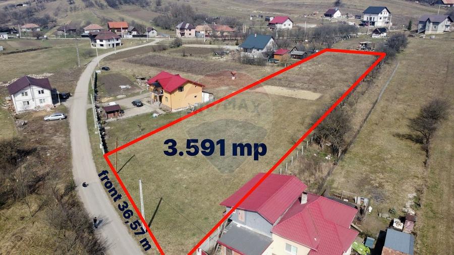 Teren Construcții intravilan de 3591 mp, în Aghireșu-Fabrici