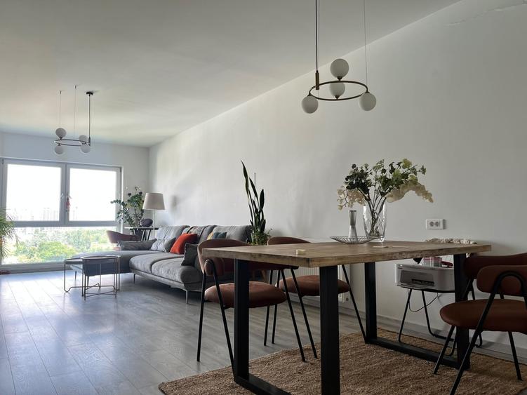 Apartament cu 2 camere semidecomandat, mobilat în Floreasca