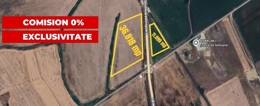 Teren Construcții extravilan de 47917 mp, în Șagului