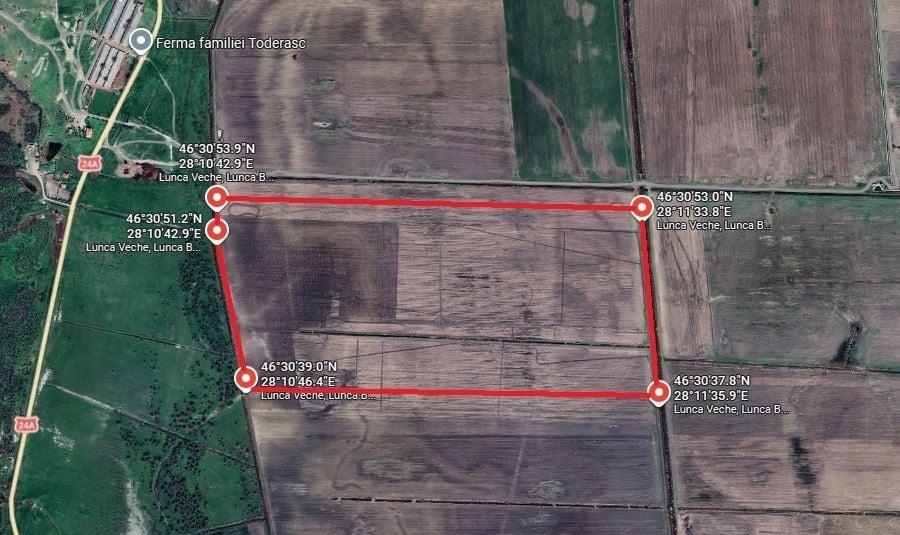Teren agricol extravilan de 500000 mp, în Lunca Banului